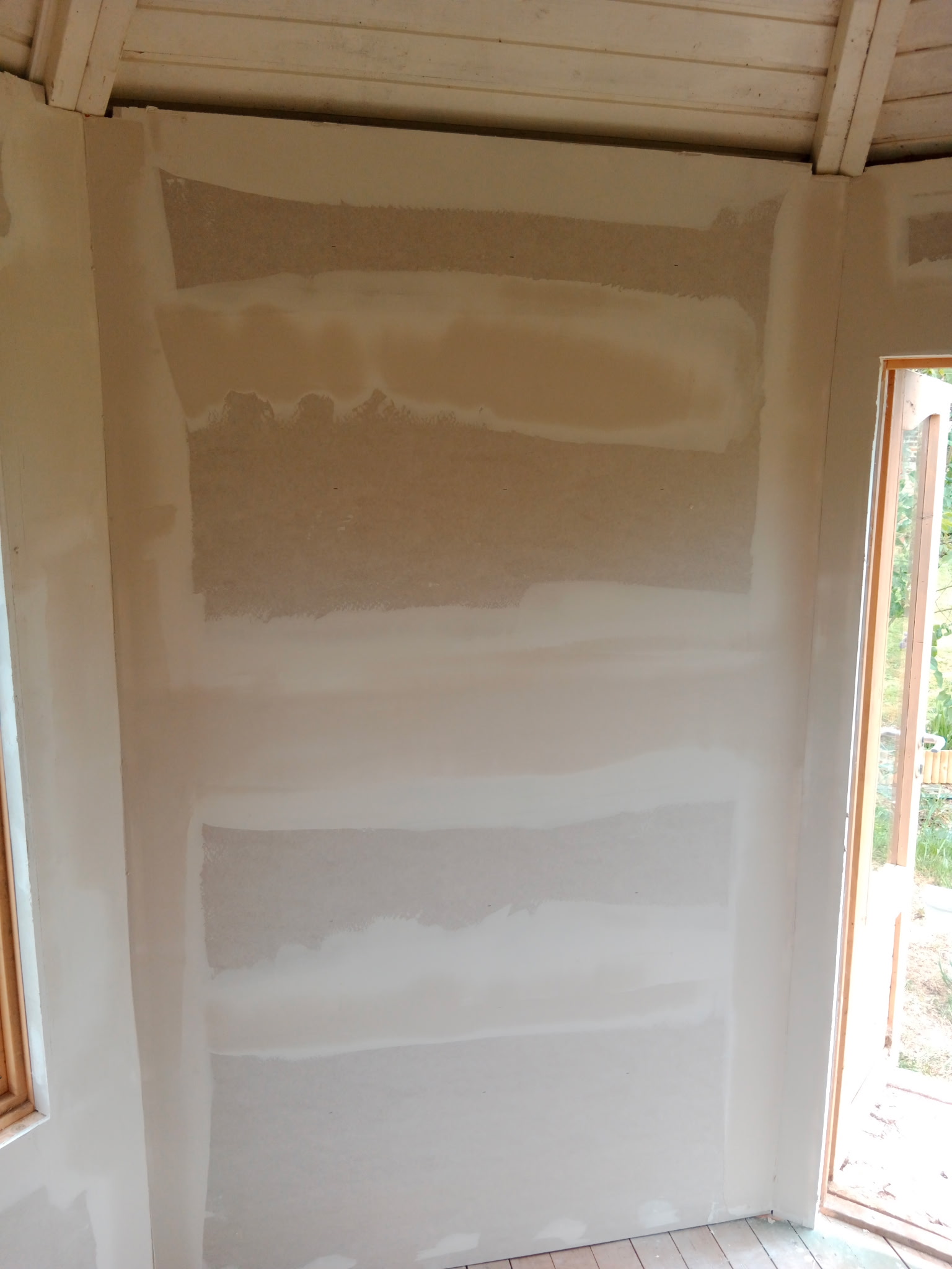 Détail finition mur